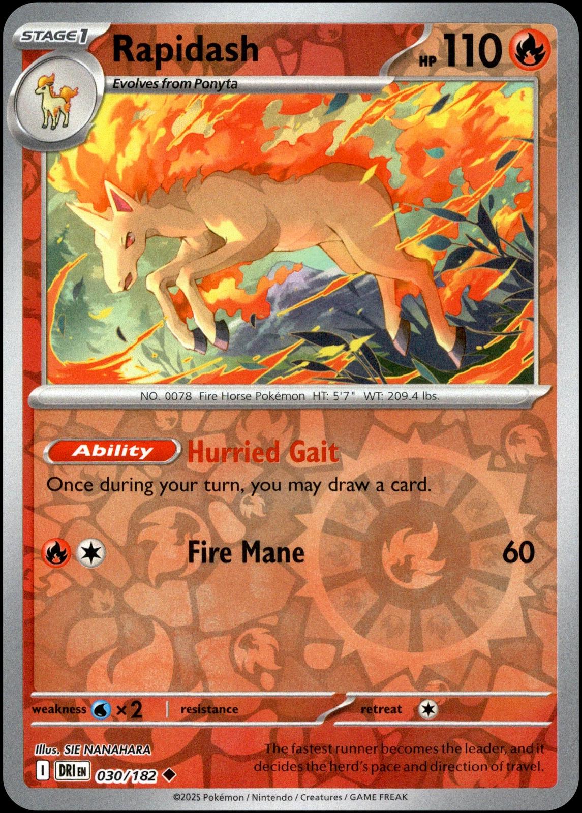 Rapidash [Reverse Holo]